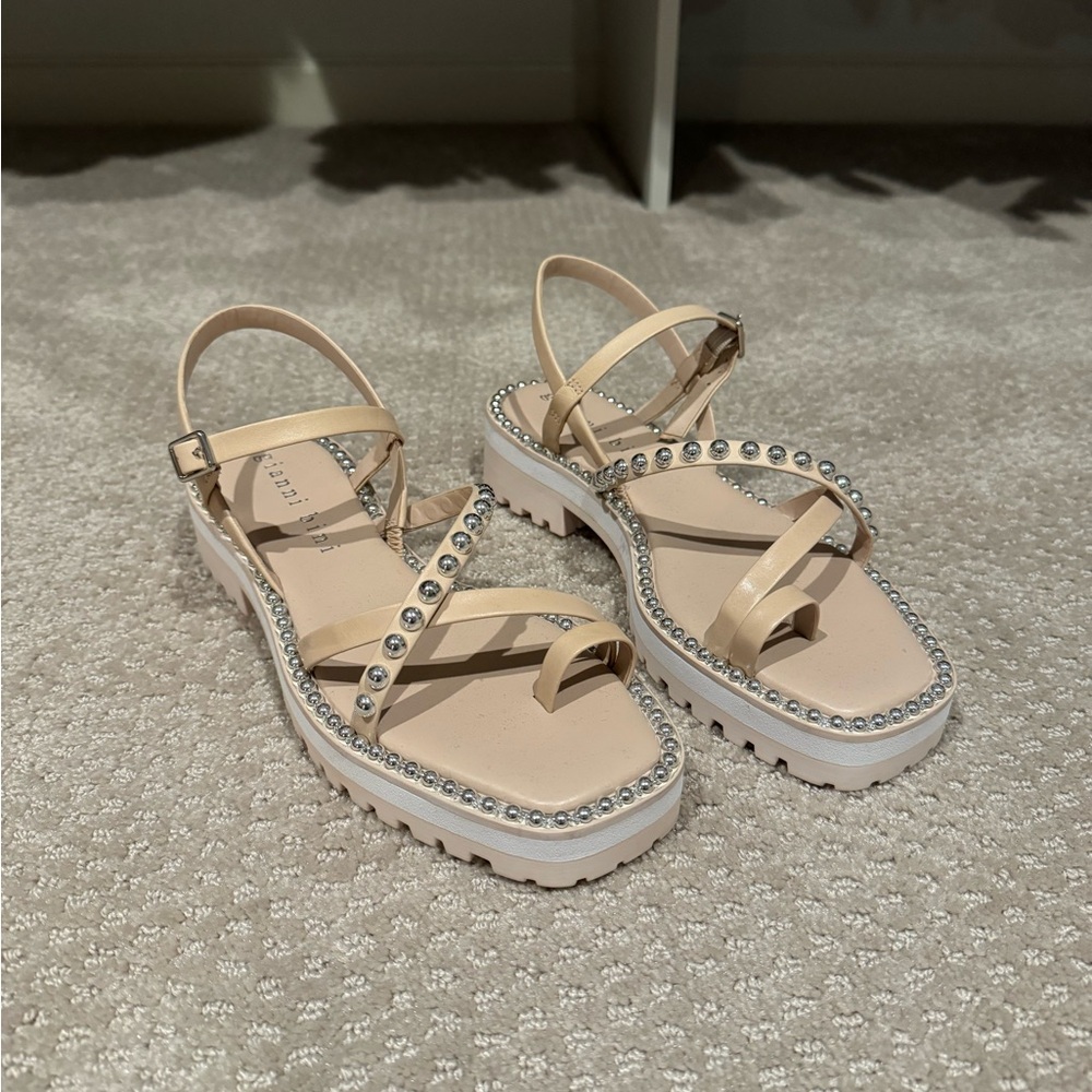 Gianni bini beaded sandals